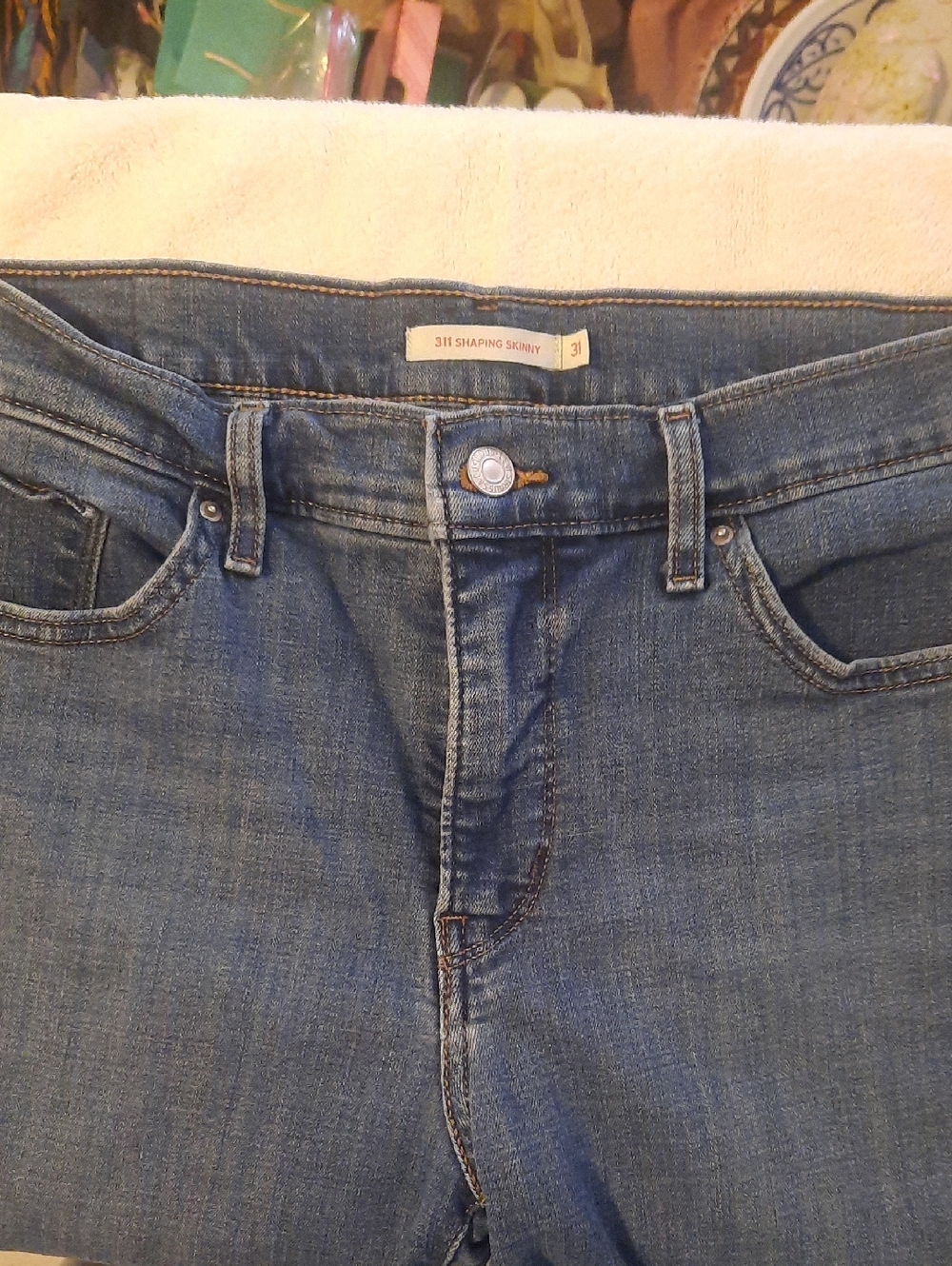 Levi's Medium Blue Shaping Skinny Jeans